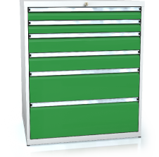 Drawer cabinet 1018 x 860 x 750 - 6x drawers